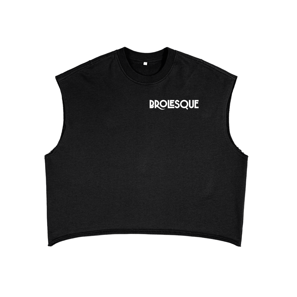Cropped Sleeveless T-Shirt