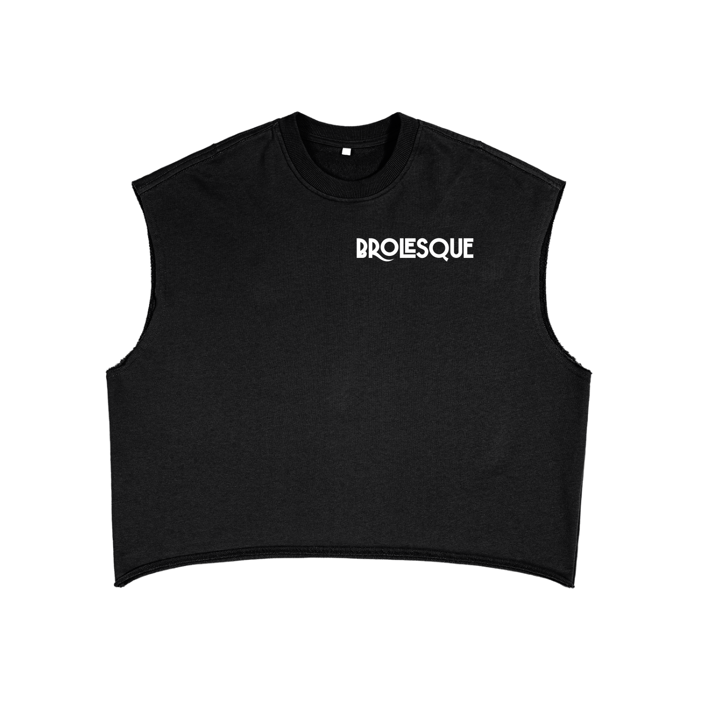 Cropped Sleeveless T-Shirt