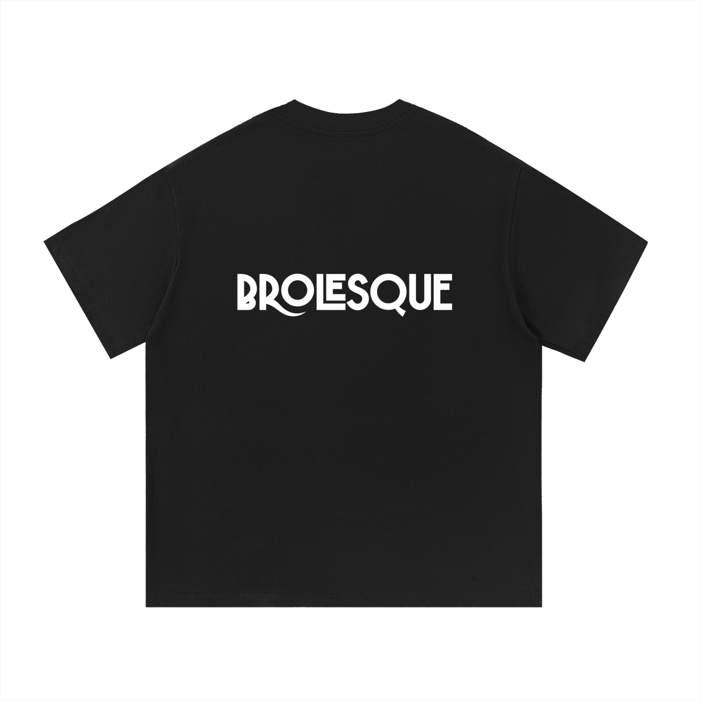 Cotton T-Shirt in WHITE (BROLESQUE)