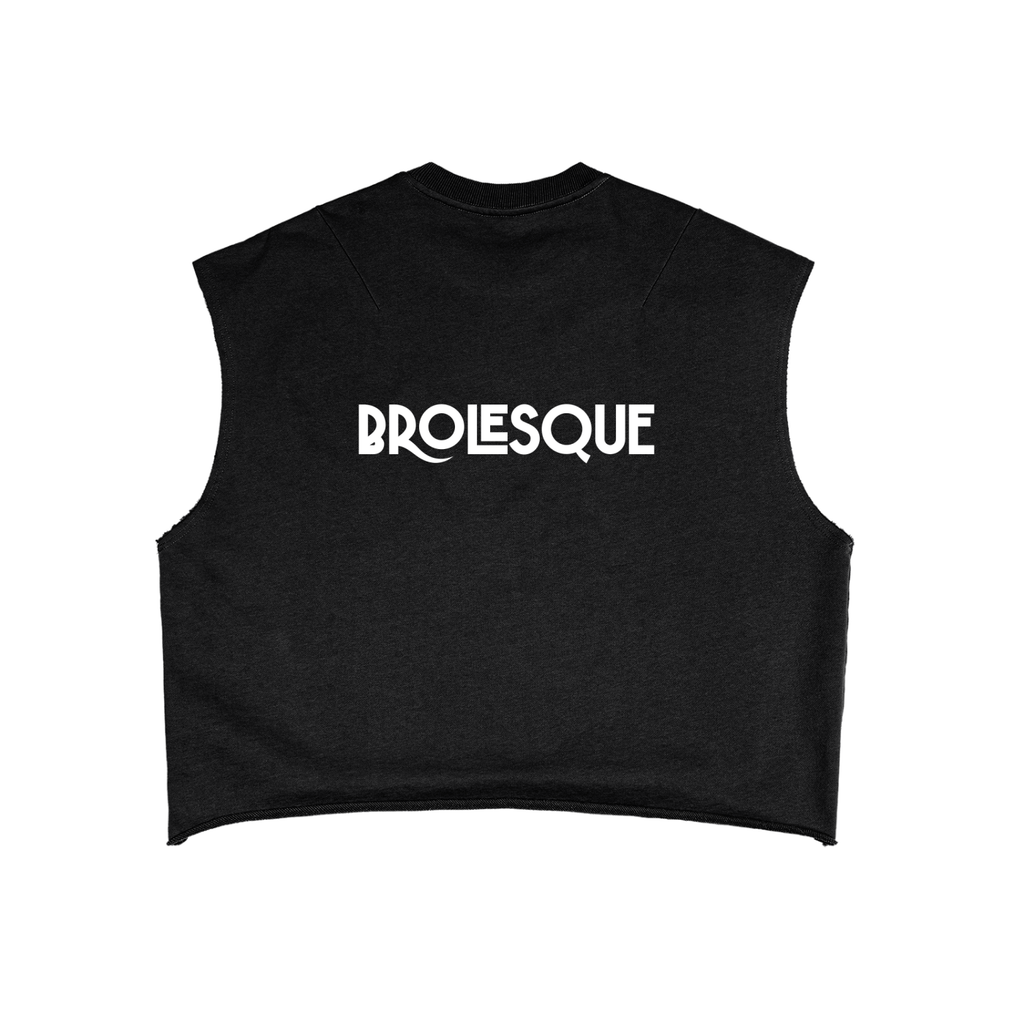 Cropped Sleeveless T-Shirt