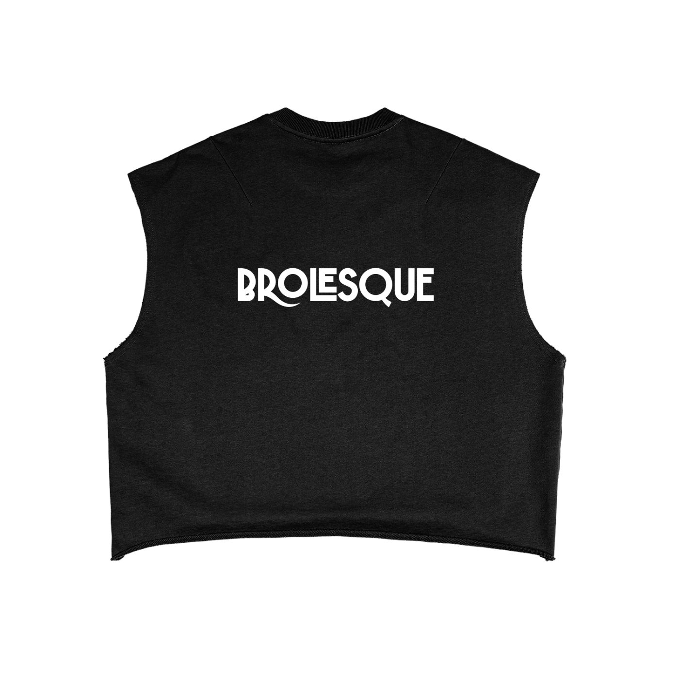 Cropped Sleeveless T-Shirt